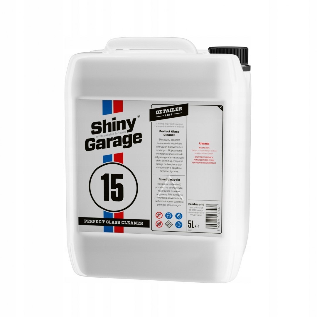 Shiny Garage Perfect Glass Cleaner 5L (Płyn do szyb) - GRUBYGARAGE - Sklep Tuningowy